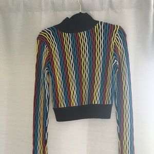 DVF cropped turtleneck 2018